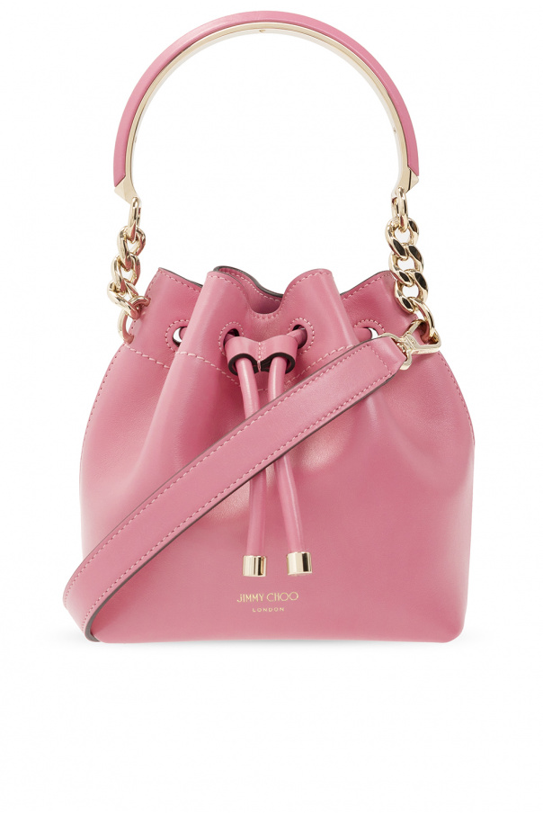 バックパック・リュック Jimmy Choo BON BON HBH Bucket Bags & Backpacks in satin Bon Bon Small' bucket Pack bag Jimmy Choo - Khaki Gotham